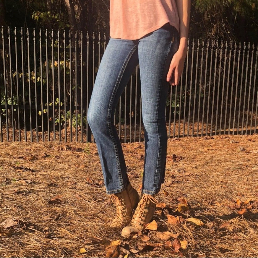 Aeropostale HAILEY Skinny Flare Low Rise Jeans - Picture 13 of 13